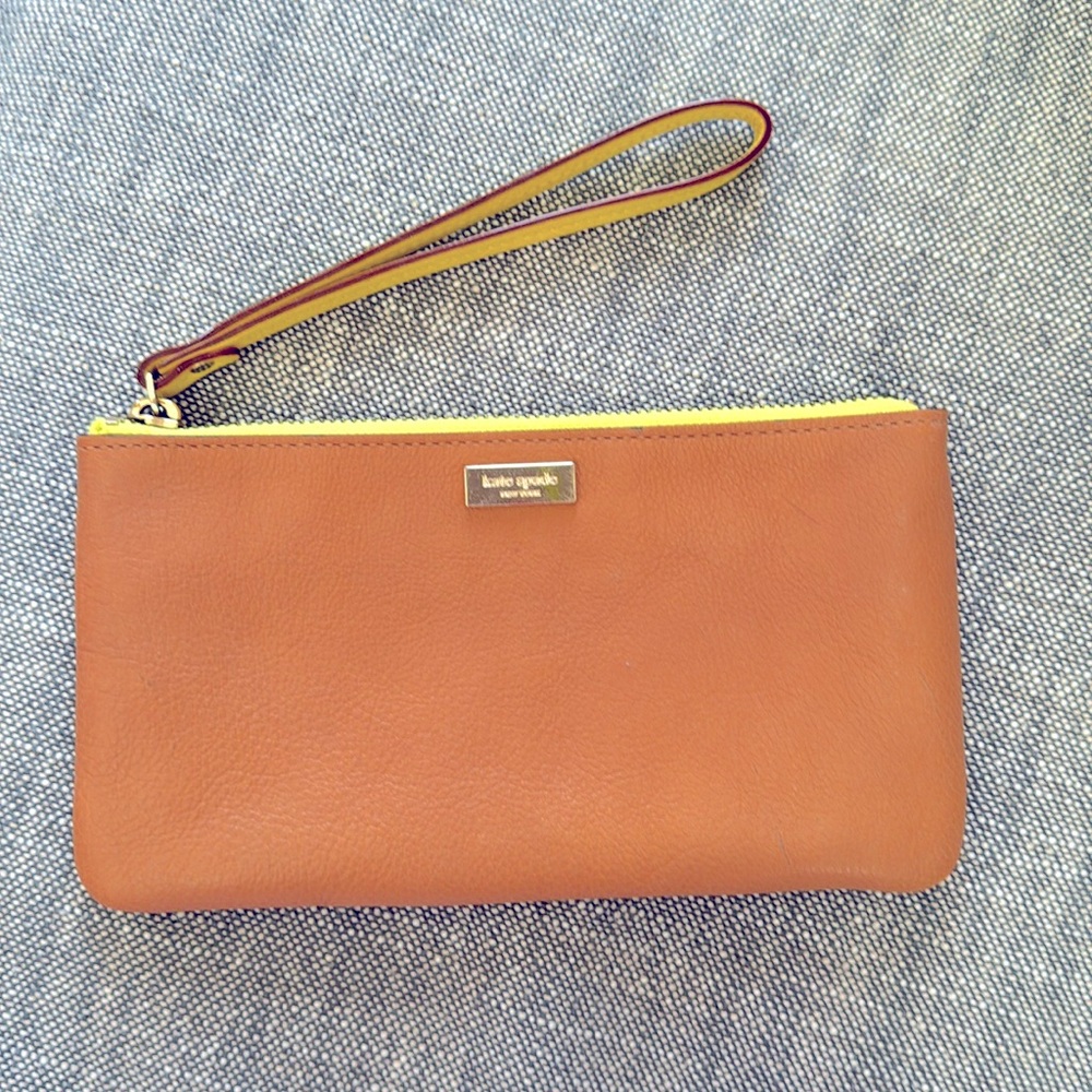 Kate Spade zip clutch